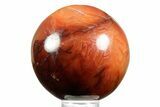 Colorful Carnelian Agate Sphere - Madagascar #361632-1